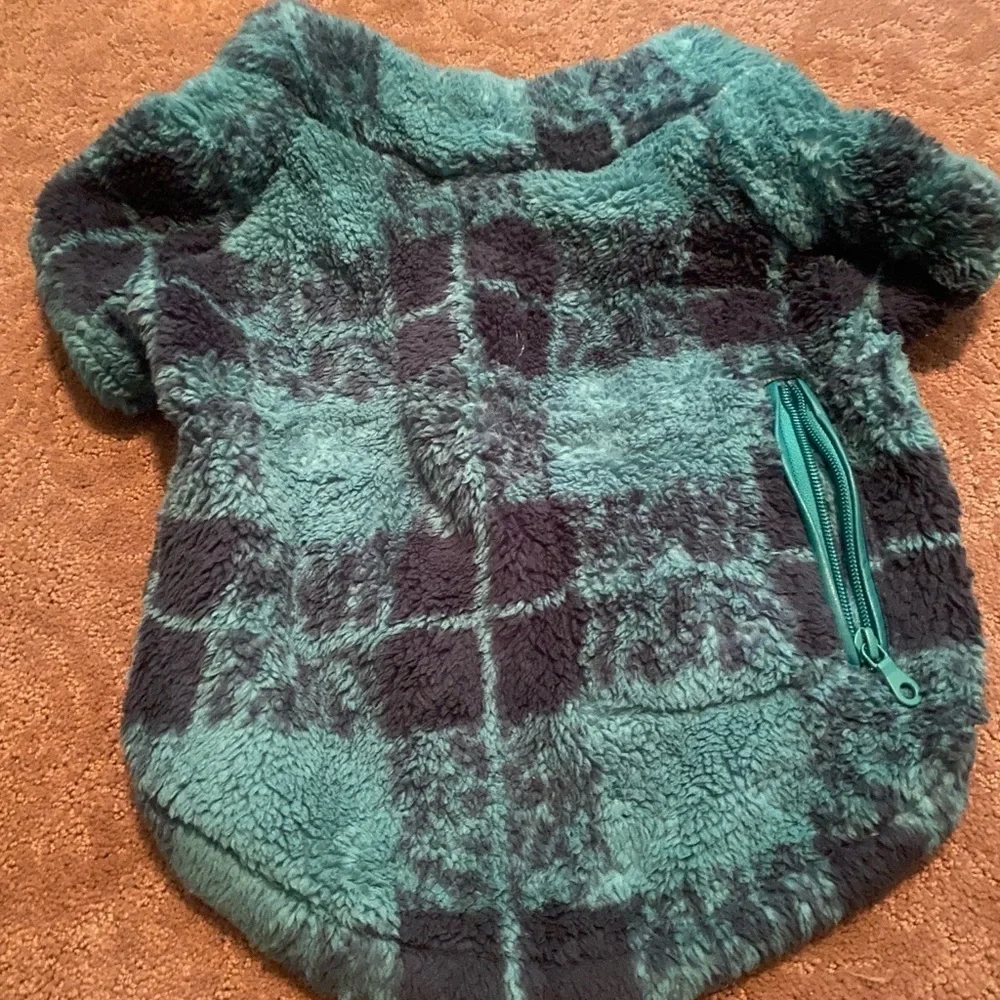 Dog Medium Plaid Coat New Aerie